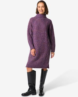 HEMA Damesjurk Zelda Donkerpaars (donkerpaars)