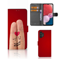 Samsung Galaxy A13 (4G) Wallet Case met Pasjes Liefde - Origineel Romantisch Cadeau