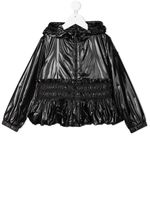 Moncler Enfant veste à effet de brillance - Noir