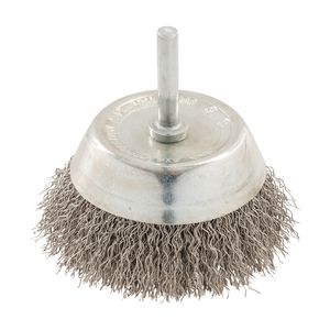 Silverline Komborstel met gegolfd roestvrijstaaldraad | 75 mm - 409596