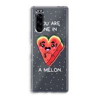One In A Melon: Sony Xperia 5 Transparant Hoesje