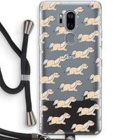 Ponys: LG G7 Thinq Transparant Hoesje met koord