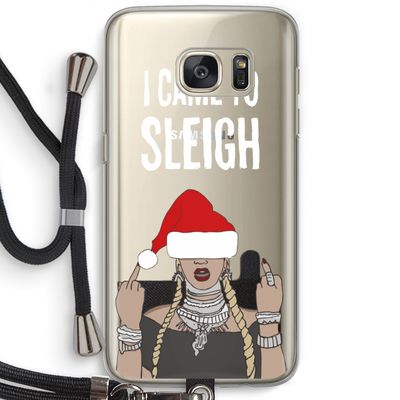 Came To Sleigh: Samsung Galaxy S7 Transparant Hoesje met koord