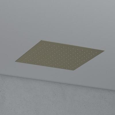 Hoofddouche SaniClear Cube | 30 cm | Vierkant | Gebosteld messing