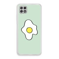 Spiegelei: Samsung Galaxy A22 4G Transparant Hoesje