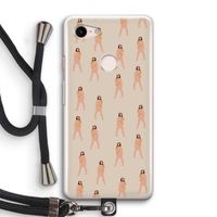You're so golden: Pixel 3 Transparant Hoesje met koord