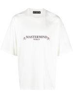 Mastermind World t-shirt en coton à logo imprimé - Blanc