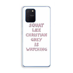 Christian Grey: Samsung Galaxy Note 10 Lite Transparant Hoesje