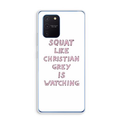 Christian Grey: Samsung Galaxy Note 10 Lite Transparant Hoesje