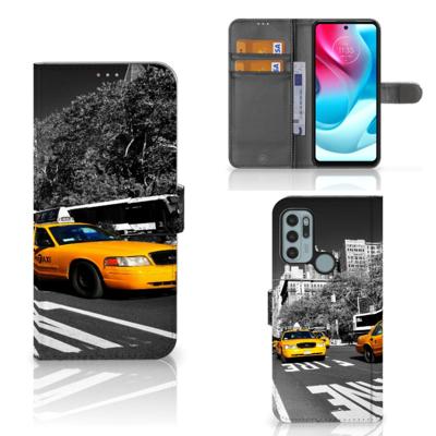 Motorola Moto G60s | Flip Cover | New York Taxi