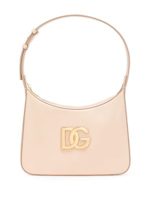 Dolce & Gabbana sac à main Spalla à plaque logo - Rose
