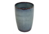 Vaas bohemian d51h54cm antiek blauw