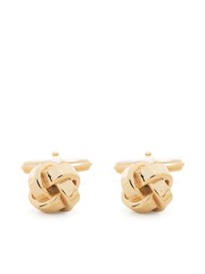 Lanvin boutons de manchette à détail noué - Or