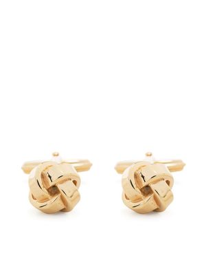 Lanvin boutons de manchette à détail noué - Or