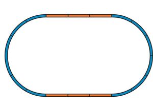 Piko 97935 H0 Startset CSD dieselloc BR 130 met goederentrein