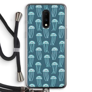 Kwallie: OnePlus 7 Transparant Hoesje met koord