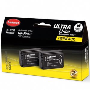 Hahnel HL-XW50 Ultra - Sony NP-FW50 Twin Pack