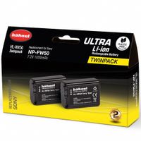 Hähnel HL-XW50 Ultra Twin Pack - Sony NP-FW50 Hähnel HL-XW50 Ultra Twin Pack - Sony NP-FW50