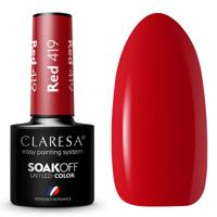 Claresa uv/led gellak 5ml red 419 warm feelings