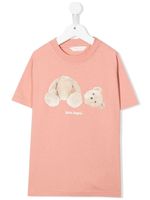 Palm Angels Kids t-shirt en coton à imprimé ourson - Rose - thumbnail