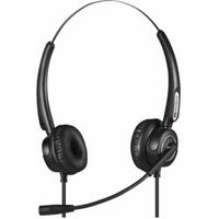 Sandberg 126-30 hoofdtelefoon/headset Bedraad Hoofdband Kantoor/callcenter USB Type-A Zwart