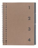 HEMA 4-in-1 Collegeblok A4 Gelinieerd - thumbnail