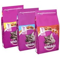 Whiskas Combipack Adult 1+ kattenvoer 2 stuks: tonijn 3,8 kg + rund 3,8 kg - thumbnail