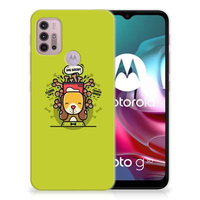 Motorola Moto G30 | G10 Telefoonhoesje met Naam Doggy Biscuit Motorola Moto G30 | G10 Telefoonhoesje met Naam Doggy Biscuit