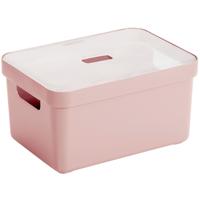 Sigma Home Opbergbox 13l Roze 35x25x18cm