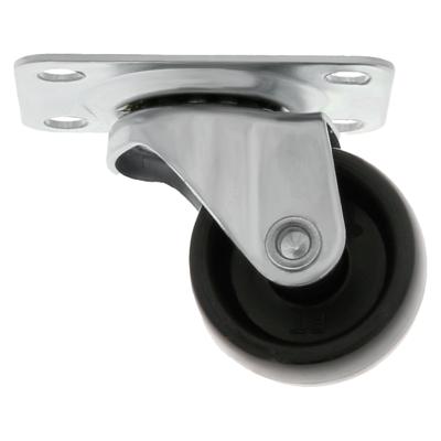 AMIG zwenkwiel - D30mm - nylon - 45kg draagvermogen - zwart - transportwiel