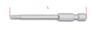 Beta 862TX-L 07 Bits voor Torx® schroeven | 5 stuks - 008620557 008620557