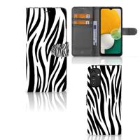 Samsung Galaxy A14 5G | Telefoonhoesje | Met pasjeshouder | Zebra