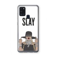Slay All Day: Samsung Galaxy A21s Transparant Hoesje