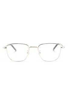 Montblanc tortoiseshell-effect square-frame glasses