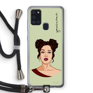 Pop-Art Creator: Samsung Galaxy A21s Transparant Hoesje met koord