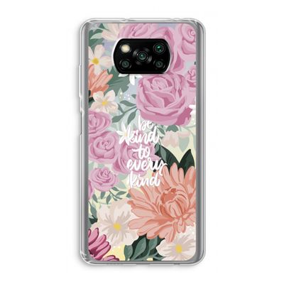 Kindness matters: Xiaomi Poco X3 Pro Transparant Hoesje
