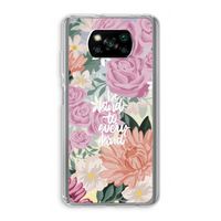 Kindness matters: Xiaomi Poco X3 Pro Transparant Hoesje
