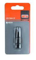 Bahco 2xbits hex5 50mm 1/4" standard | 59S/50H5-2P