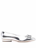 Ferragamo ballerines Viva Bow - Argent