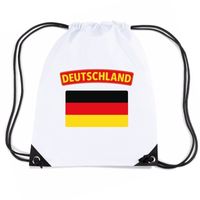 Nylon sporttas Duitse vlag wit   -