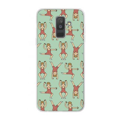 Gymboys: Samsung Galaxy A6 Plus (2018) Transparant Hoesje