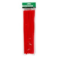 Creativ Company Chenille Rood 30cm, 50st.