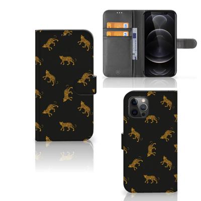 Telefoonhoesje | Met pasjeshouder | voor Apple iPhone 12 Pro Max Leopards