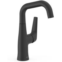 Wastafelkraan Tres Fuji | Opbouw | Mengkraan | Standaard model | 1-hendel | Zwart mat