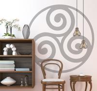 Ornament muursticker keltisch trisquel