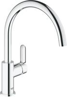 Grohe BauEdge keukenkraan met draaibare uitloop chroom - thumbnail