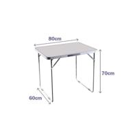 Vouwtafel Marbueno Wit 120 x 70 x 60 cm