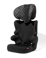 HEMA Autostoel Junior 106-150cm Zwart Met Witte Stip - thumbnail