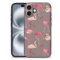 iPhone 16 Plus Dierenprint Telefoonhoesje Flamingo iPhone 16 Plus Dierenprint Telefoonhoesje Flamingo