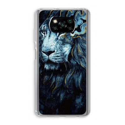 Darkness Lion: Xiaomi Poco X3 Pro Transparant Hoesje